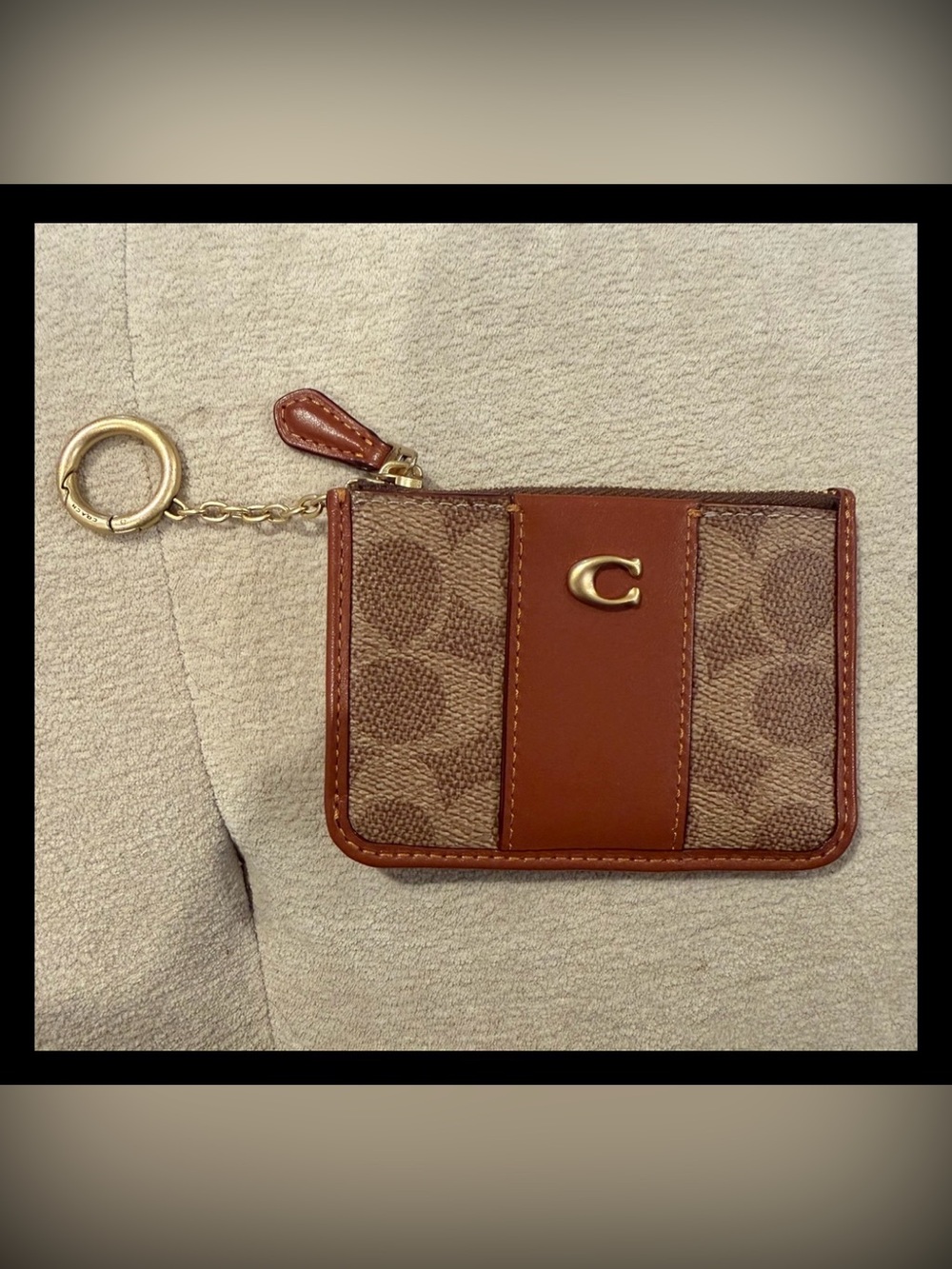 Coach Essential Mini ID Card Case NWOT